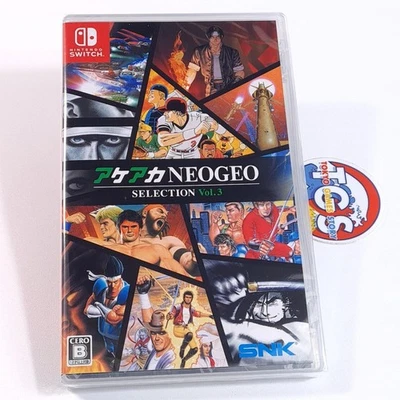 ACA NEOGEO Selection Vol. 3 Switch Japan Physical Game In EN-FR-DE-ES-IT New - Image 1 of 4