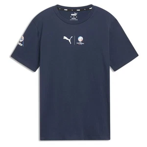 PUMA Conmebol Copa Usa Graphic Crew Neck Short Sleeve T-Shirt Mens Blue Casual T - Picture 1 of 2