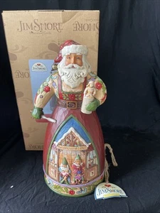 Jim Shore "Handcrafted Holiday" Toy Shop Scene - 2011 - Very Rare - W Box - Bild 1 von 15