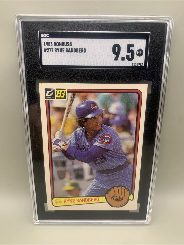 1983 Donruss - Ryne Sandberg #277 Cubs дебютант MT + по центру оценка 9,5!! - Изображение 1 из 4