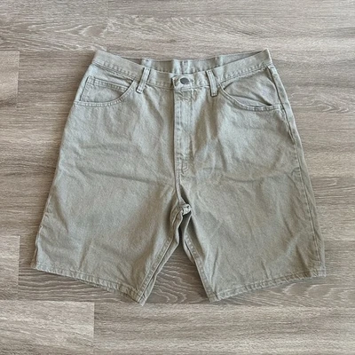 Pantalones cortos de mezclilla Wrangler para hombre 36 beige caqui tostado Foto 1 de 4