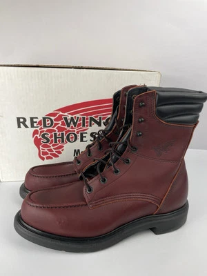 Botas Red Wing 402 clásicas supersuela punta lisa sin usar, en caja, puntera para hombre talla 9 B EE. UU. Foto 1 de 4