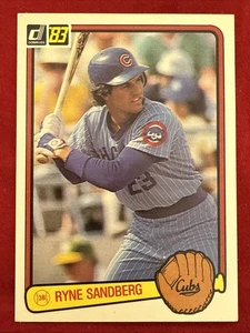 Ryne Sandberg 1983 Donruss Rookie Card #277 HOF Chicago Cubs MINT - Picture 1 of 16