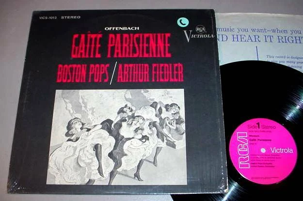 BOSTON POPS FIEDLER LP - RCA VICS1012 Offenbach Gaite Parisienne Foto 1 de 1