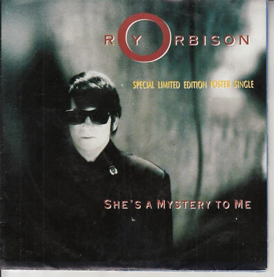 ROY ORBISON  She's A Mystery To Me & Crying PICTURE/POSTER SLEEVE 7" 45 rpm NEW - Image 1 of 4