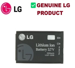 New OEM LG UX5400 Cell Phone Battery Model LGIP-520B, Lithium Ion 3.7V, 1000mAh - Picture 1 of 1