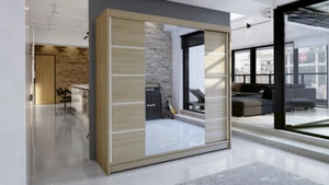 Schiebetürenschrank Talin V Garderobenschrank Kleiderschrank Schlafzimmerschrank - Bild 1 von 21