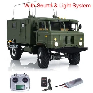 CROSS RC 1/10 Scale GC4M Military Command Truck RTR Assembled Light Sound Smoke - Picture 1 of 12