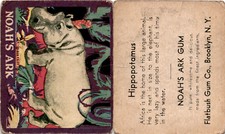 R100 Flatbush Gum, Noah's Ark, 1933, Hippopotamus