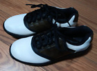FootJoy Junior Saddle Golf Shoes  Youth Kids Brown White Black 3M 45020