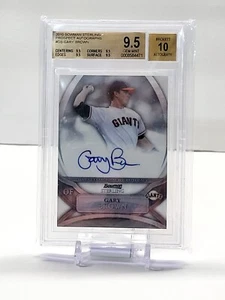 2010 Bowman Sterling Prospects Autographs Gary Brown San Francisco Giants BGS 10 - Picture 1 of 2