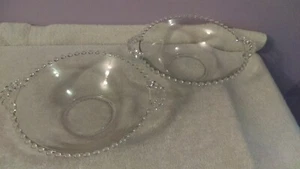 Candlewick Dual Handled Set of 2 Serving bowls OH808 - Picture 1 of 3