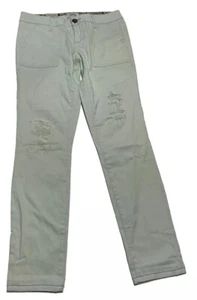 Bke Buckle Women’s 24S Green Seafoam Distressed Mollie Ankle Skinny Pants New - Picture 1 of 8