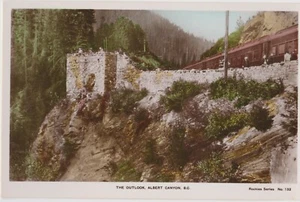 Canada- RPPC, Rockies Series no. 132 The Outlook, Albert Canyon, B.C.unused - Bild 1 von 1