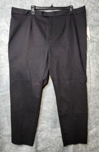 New Worthington Womens 20W Slim Leg High Rise Dress Pants Stretch Black - Picture 1 of 7