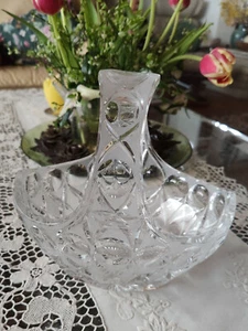 Großer Bleikristall Korb Glaskorb Nachtmann 21 cm - Bild 1 von 3