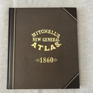 Mitchell's New General Atlas 1860 Hardcover by Lindberg, Robert 2016 Crisp Pages - Imagen 1 de 11