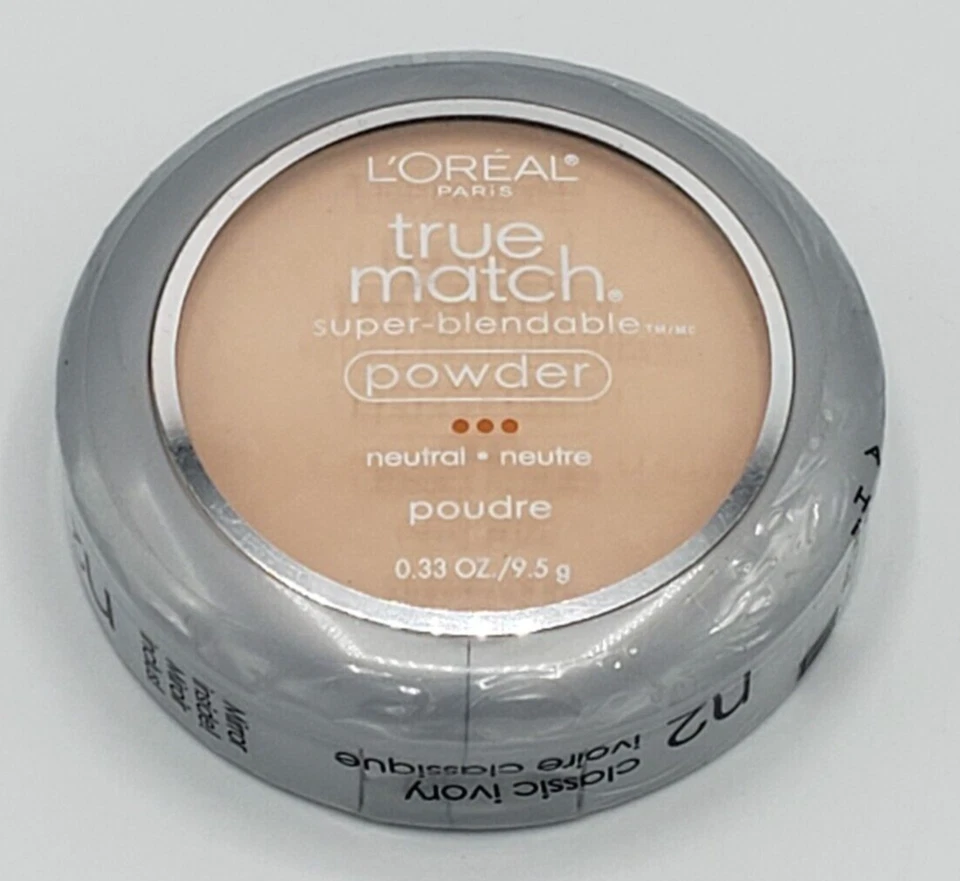 NEW L'OREAL True Match Super Blendable Powder Neutral -N2 CLASSIC IVORY - Image 1 of 1