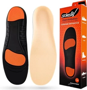 SolesRX Arch Support Inserts for All-Day Standing Comfort - Picture 1 of 5