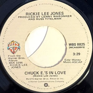 RICKIE LEE JONES - CHUCK E.'S IN LOVE - 1979 - GOOD CONDITION - 45 VINYL - Imagen 1 de 4