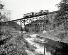 Railroad Train Locomotive 8X10 Photo Crossing Dl&W Bridge Passaic Millington, Nj