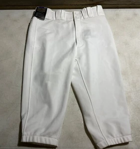 Mizuno Performance All White Short Baseball Pants Adult M New Tags - Picture 1 of 7