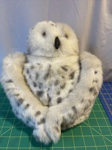 Folkmanis Snowy Owl Hand Puppet White - Head Spins 360 Degrees - Picture 1 of 13