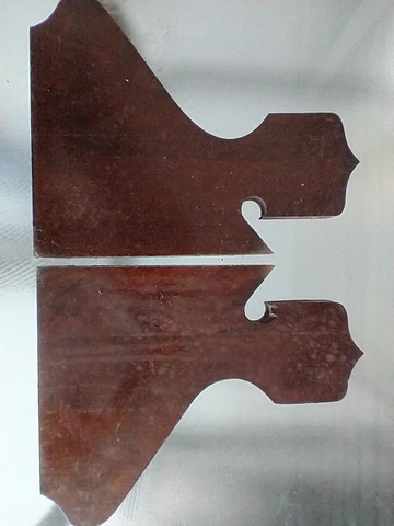 Antique Victorian Walnut Shelf Brackets Corbels Supports 8 X 9 3/4 Ca. 1880 Cover