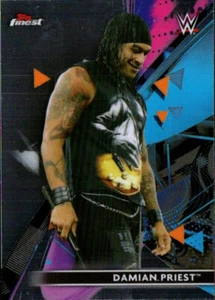 Tarjeta de lucha libre Topps Finest WWE 2021 #9 Damian Priest - Imagen 1 de 2