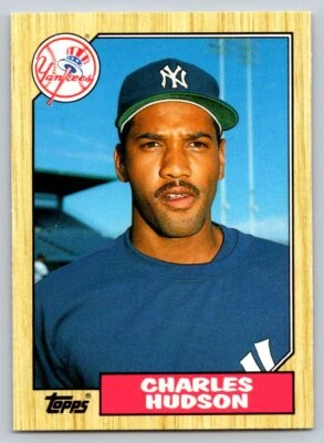1987 Topps Traded #50T Charles Hudson New York Yankees - Image 1 of 2