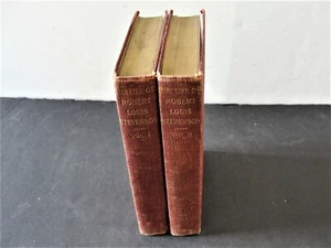 The Life of Robert Louis Stevenson by Graham Balfour-1901-Two Volumes Book Set. - Picture 1 of 12