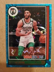 2021-22 Jayson Tatum Teal Explosion NBA HOOPS Celtics