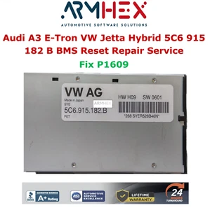 Audi A3 E-Tron 5C6.915.182.B BMS BATTERY CRASH DATA REPAIR RESET SERVICE P1069 - Picture 1 of 5