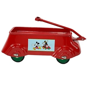 Hallmark Kiddie Car Classics 1937 Mickey Mouse Streamline Express Coaster Wagon  - Imagen 1 de 10