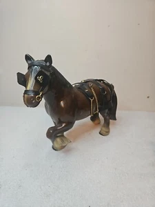 Vintage Plastic Clydesdale Horse Hong Kong - Picture 1 of 10