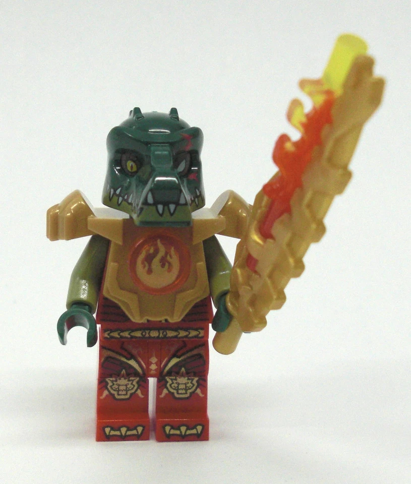 LEGO Legends of Chima - Cragger (Feuer Outfit) - Figur Minifig Krokodil 70144 - Bild 1 von 1