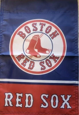 Boston Red Sox Double Sided Garden Lawn Flag 12” x 18” MLB New In Package - Image 1 of 4