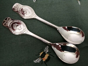 T1007 Queen Elizabeth II Golden Jubilee Gilded Silver-Plated Collector's Spoon 