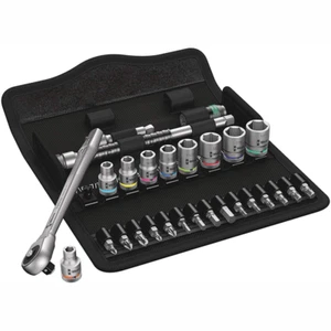 Wera 05004020001 8100 SA 10 Zyklop Metal Ratchet Set,1/4" Drive, Imperial - Picture 1 of 12