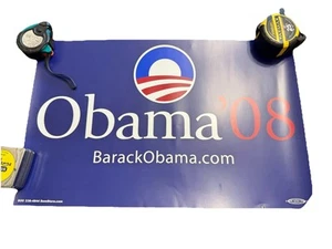 2008 Barack Obama Campaign Poster 22+14 Inches - Picture 1 of 4