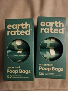 Earth Rated Dog Poop Bags 120ct (Pack of 2) – Leakproof, Unscented, Extra Thick - Picture 1 of 5