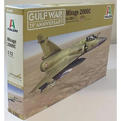 Italeri 1381 - Mirage 2000c - Gulf War Model Kit Scala 1:72 - NUOVO  - Immagine 1 di 4