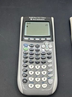 Texas Instruments TI-84 Plus Silver Edition Calculator -TESTED - Image 1 of 4