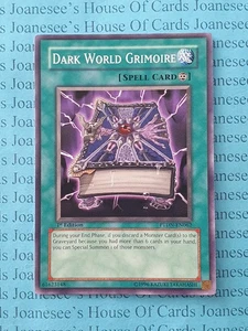 PTDN-DE062 Dunkle Welt Grimoire Yu-Gi-Oh Karte 1. Auflage - Bild 1 von 3