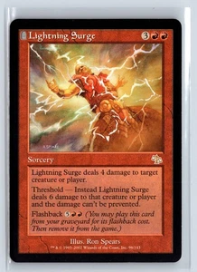 (2x) LIGHTNING SURGE - Judgment – MTG Magic the Gathering Card - Rare - Picture 1 of 6