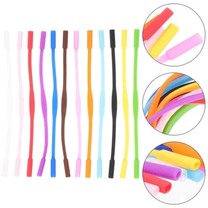 12 Pezzi Corda Occhiali Bambino Accessori Occhiali Ferma Cinghia Occhiali - Foto 1 di 12