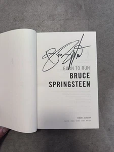 Bruce Springsteen "Born To Run" Hardcover Buch & Autogramm - Bild 1 von 3