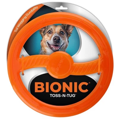 BIONIC Toss-N-Tug Dog Toy - High-Visibility Ultimate Multi-Action Dog Toy - Image 1 of 4