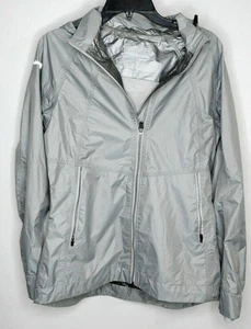 Avalanche Herren Regenmantel Kapuze grau Gr. Medium M Full Zip-Up Hoodie  - Bild 1 von 4