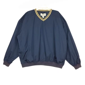 Vtg Gear for Sports Windbreaker Mens XL Blue Subaru Pullover Nylon Long Sleeve - Picture 1 of 16